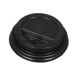 Крышка для стакана с питейником, d80мм, РР черная
