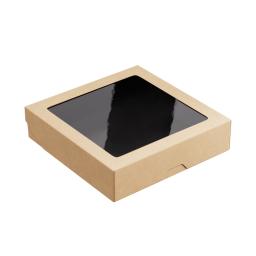 Контейнер бумажный OneBox 1500 мл, чёрный