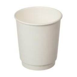 Стакан бумажный двухслойный белый, 250 мл