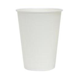 Стакан бумажный однослойный белый, 300 мл 