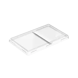 Крышка прозрачная 0 мм, 800 мл, 2 секции, ПЭТ