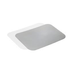 Крышка картонная ламинированная серебристо-белая CL 1670-254*183 мм