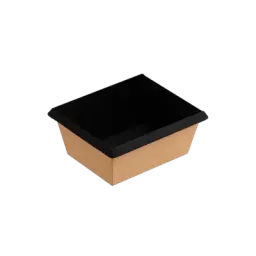 Контейнер бумажный 250 мл, чёрный