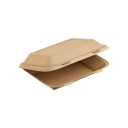 Контейнер бумажный OneGo 600 мл, крафт