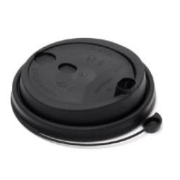 Крышка с питейником d-90, черная