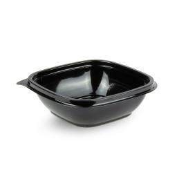 Контейнер 1212-250 мл, черный, "Кубик"