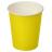 Стакан бумажный однослойный желтый, 250 мл