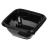 Контейнер 1212-500 мл, черный, "Кубик"