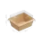Контейнер бумажный 250 мл, крафт размеры с крышкой