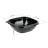 Контейнер 1212-250 мл, черный, "Кубик"