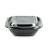 Контейнер 1212-250 мл, черный, "Кубик"