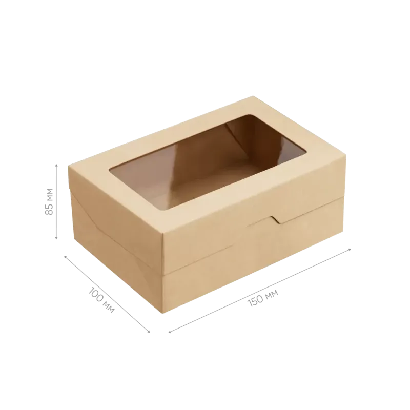 Контейнер бумажный OneBox 1200 мл, крафт 3